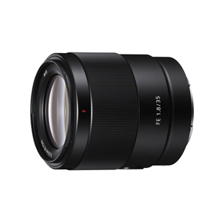 Sony SEL35F18F E Mount FE 35mm F1.8 Black Lens