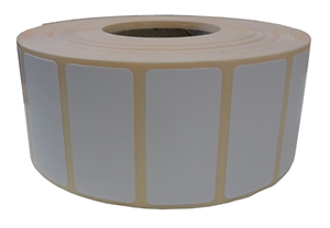 Thermal Transfer Label 40x20mm Removeable - 2000 per Roll