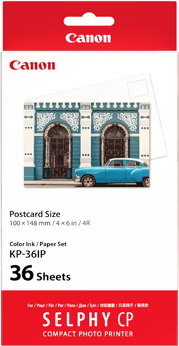 Canon KP-36IP Selphy 6x4 Photo Paper & Ink Kit - 36 Sheets – Printer Consumables | ACP Online