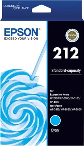 Epson 212 Cyan Ink Cartridge – Printer Consumables | ACP Online