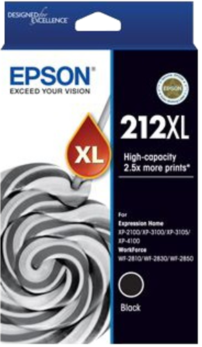Epson 212XL Black High Yield Ink Cartridge – Printer Consumables | ACP Online