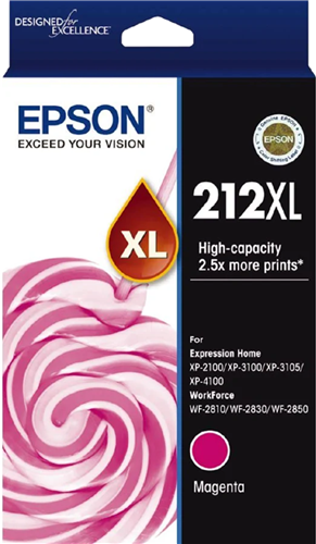 Epson 212XL Magenta High Yield Ink Cartridge – Printer Consumables | ACP Online