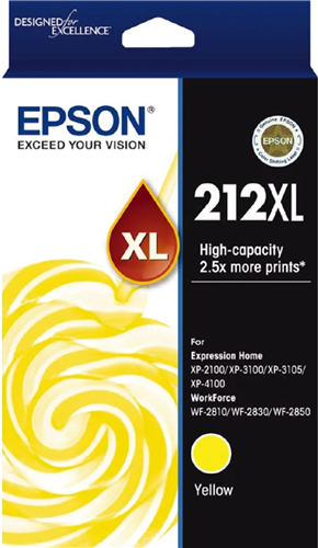Epson 212XL Yellow High Yield Ink Cartridge – Printer Consumables | ACP Online