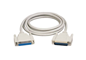 Advantech DB25 (M) to DB25 (F) D-Sub Serial Cable - 1.8m