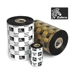 Zebra 110mm X 74m Wax/Resin Ribbon - Glossy Labels