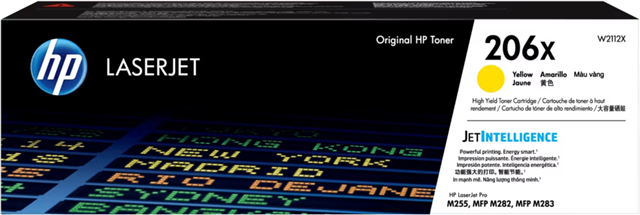 HP 206X Yellow High Yield Toner – Printer Consumables | ACP Online