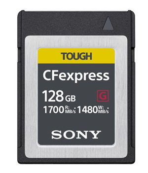 Sony CEBG128 Tough CFExpress Type B 128GB Memory Card