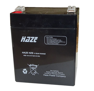 Haze HZS 12-5 12V 4.6Ah HG5 Lead Acid Battery