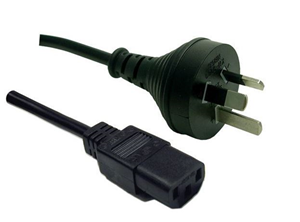 10A/250V IEC (M) to 3 Pin Power (M) Power Cord 1.8m
