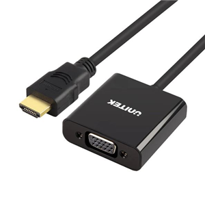 Unitek Y-6333 HDMI Type A (M) to VGA (F) Adapter Cable
