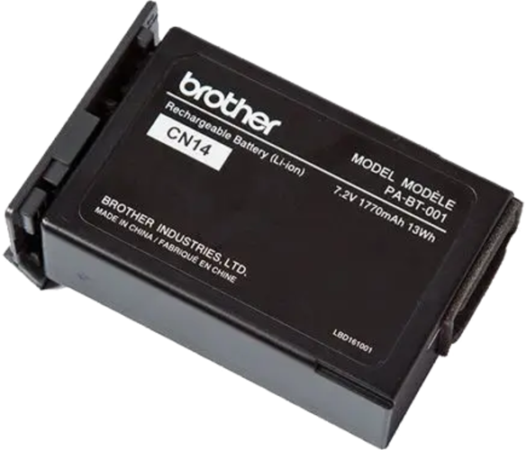 Brother PABT001B Li-ion Battery for RJ3050 – Brother Printers & Accessories | ACP Online
