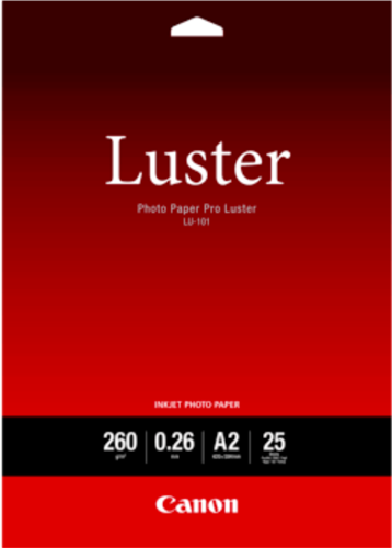 Canon LU-101 A2 Luster 260gsm Photo Paper Pro - 25 Sheets – Printer Consumables | ACP Online