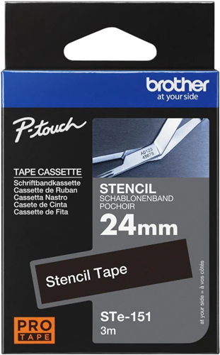 Brother STE151 Stencil Tape for P-Touch 24mm x 3m – Labelling Devices | ACP Online