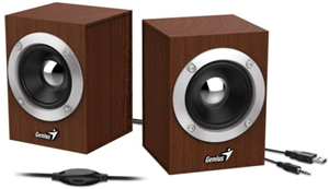 Genius SP-HF280 USB Powered Wooden Speakers