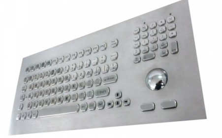 Inputel KB021 Stainless Steel Keyboard + Trackball IP65 - PS2 – Keyboards | ACP Online