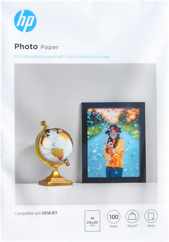 HP Everyday A4 Glossy 180gsm Photo Paper - 100 Sheets – HP Printers & Accessories | ACP Online