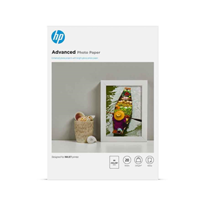 HP Advanced Glossy A4 Photo Paper - 20 Sheets 250gsm