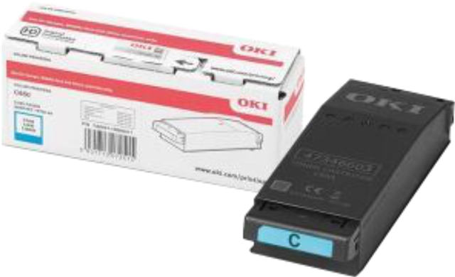 OKI YA8001-1088G035 Cyan Toner Cartridge for C650DN – Toner | ACP Online