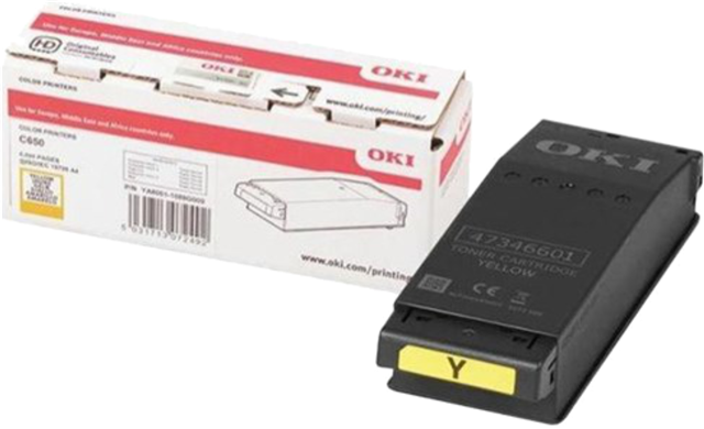 OKI YA8001-1088G033 Yellow Toner Cartridge for C650DN – Toner | ACP Online