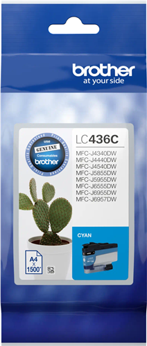 Brother LC436C Cyan Ink Cartridge – Printer Consumables | ACP Online