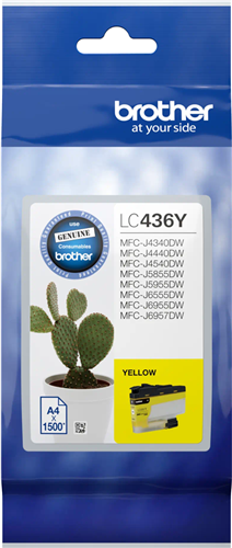 Brother LC436Y Yellow Ink Cartridge – Printer Consumables | ACP Online