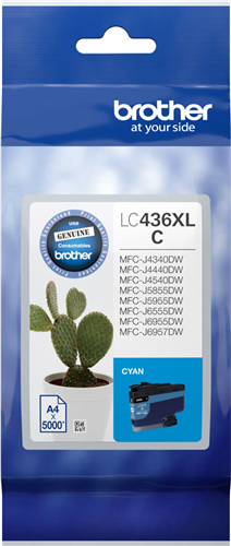 Brother LC436XLC Cyan Ink Cartridge – Printer Consumables | ACP Online