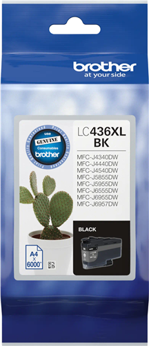 Brother LC436XLBK Black Ink Cartridge – Printer Consumables | ACP Online