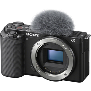 Sony ZVE10 24.2MP Body Only Black Vlog Camera