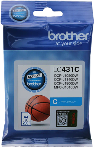 Brother LC431C Cyan Ink Cartridge – Printer Consumables | ACP Online