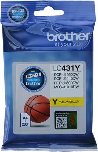 Brother LC431Y Yellow Ink Cartridge – Printer Consumables | ACP Online