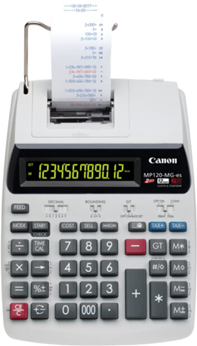 Canon MP120MGESII 12 Digit 2 Colour Print Calculator – Calculators | ACP Online