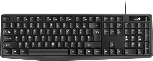 Genius KB-117 USB Wired Keyboard Black – Keyboards | ACP Online