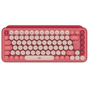 Logitech Pop Keys Wireless Emoji Keyboard - Rose Pink