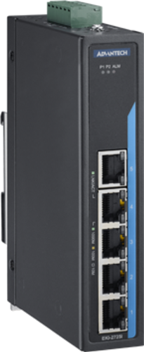 Advantech EKI-2725I-CE 5-Port Unmanaged GbE Ethernet Switch Wide Temp – Network Switches | ACP Online