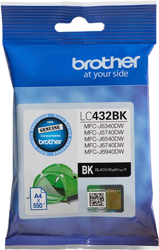 Brother LC432BK  Black Ink Cartridge – Printer Consumables | ACP Online