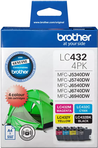 Brother LC4324PKS 4-Pack Ink Cartridge (B/C/M/Y) – Printer Consumables | ACP Online