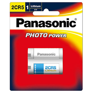 Panasonic Photo Lithium 6V Camera Bettery 2CR5 1pk