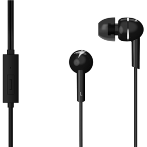 Genius HS-M300 Black In-Ear Headphones w/ Microphone