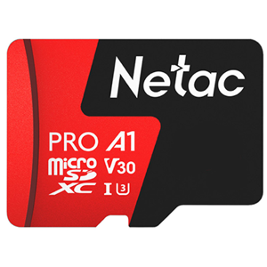Netac P500 Extreme Pro 128GB V30 UHS-I Micro SDHC Card w/ Adapter