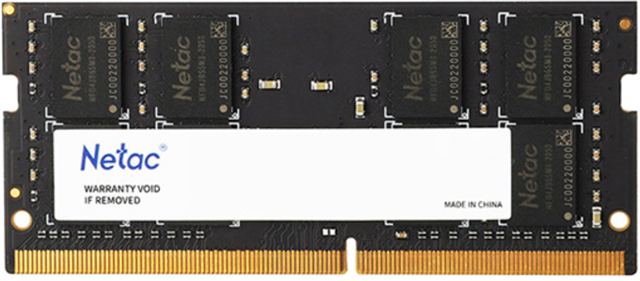 Netac Basic 8GB DDR4-3200 C22 SoDIMM Lifetime wty – Memory - Notebooks | ACP Online