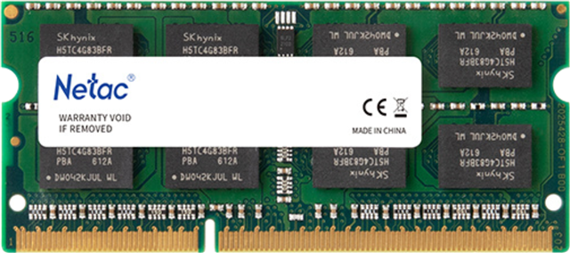 Netac Basic 8GB DDR3L-1600 C11 SoDIMM Lifetime wty – Memory - Notebooks | ACP Online
