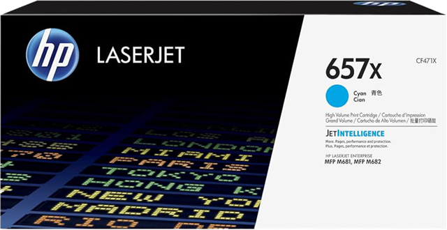 HP 657X High Yield Cyan Original LaserJet Toner Cartridge – Printer Consumables | ACP Online
