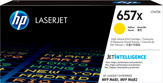 HP 657X High Yield Yellow Original LaserJet Toner Cartridge – Printer Consumables | ACP Online