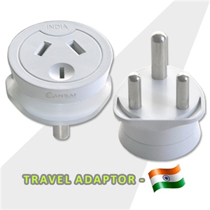 Sansai OutboundTravel Adapter - NZ/AU to India Plug