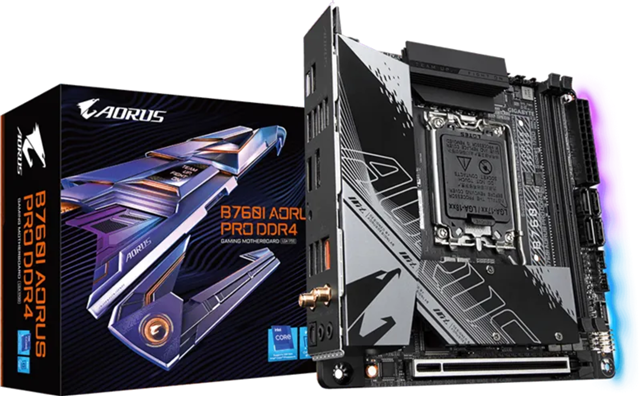 Gigabyte B760i Aorus PRO DDR4 mITX LGA1700 Motherboard – Motherboards | ACP Online