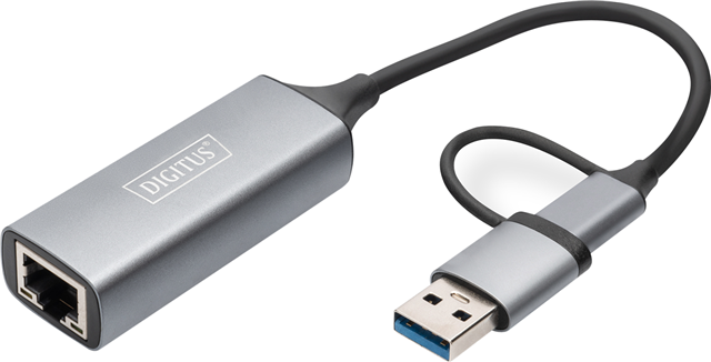 Digitus 2.5G Ethernet USB-C Adapter 0.15m – USB Accessory | ACP Online