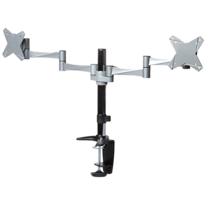Brateck 13-27" Dual Monitor Stand Clamp/Grommet