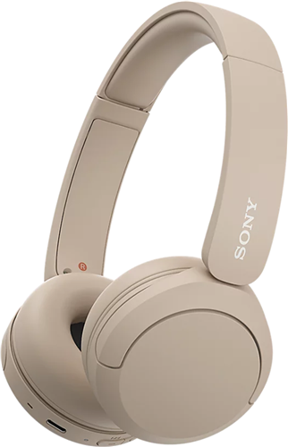 Sony WHCH520B Mid-Range Bluetooth Headphones Beige – Headset / Microphone | ACP Online
