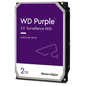 WD Purple 2TB SATA 3.5" 64MB Surveillance Hard Drive