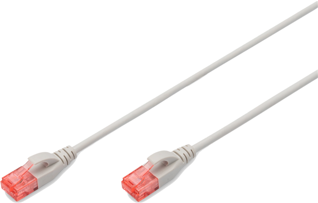 Digitus UTP Slim CAT6 Patch Lead - 1.5M Grey – Cables - Patch & Network | ACP Online